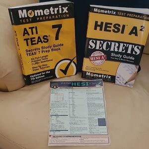 HESI A2 Nursing Quick Study Reference - Blue/White